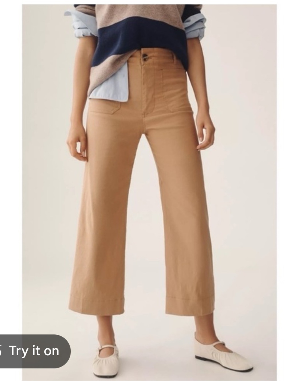 Colette Magic Fabric Crop Wide Leg Pants by Maeve
